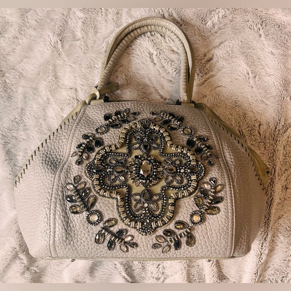 BRIGHTON RARE  SNAKE EMBOSSED
SHOULDER BAG - Picture 9 of 11